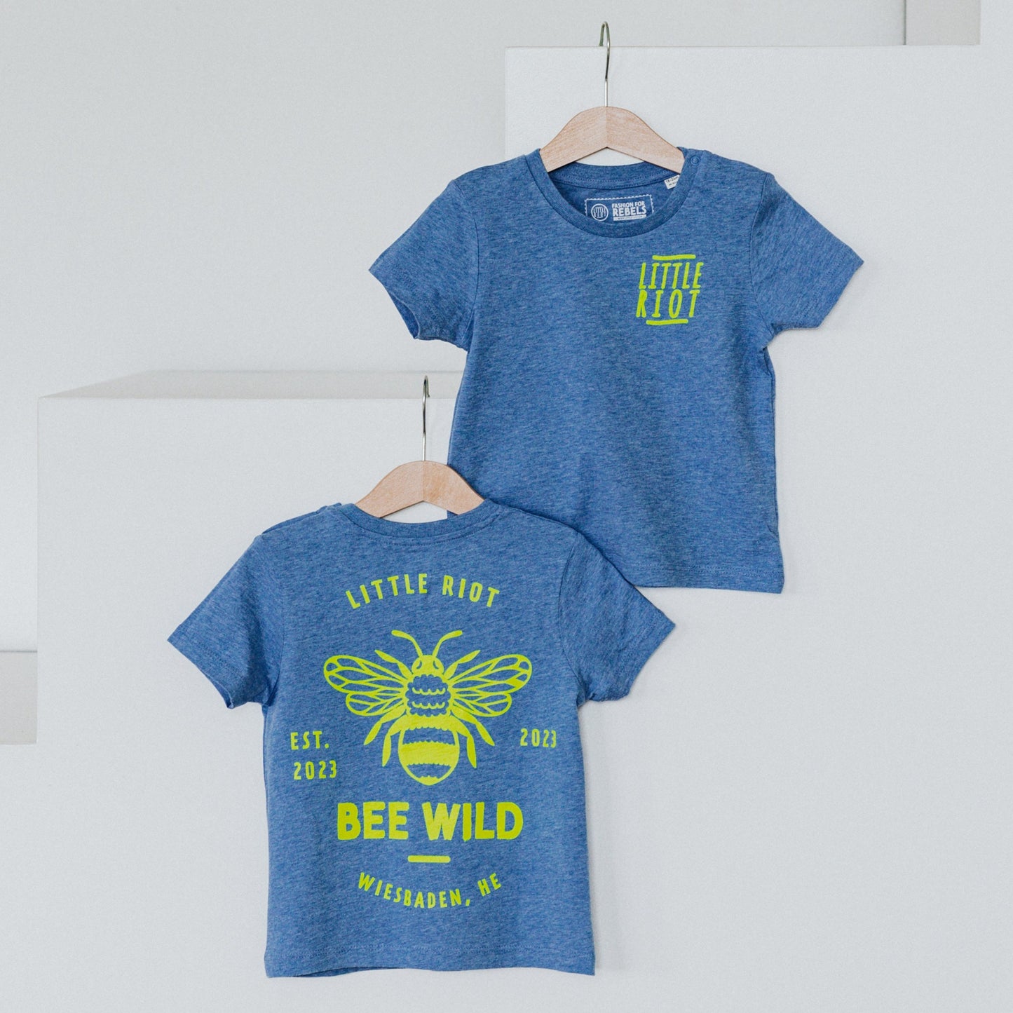 Little Riot Shirt Bee Wild neon Kinder 1-8 Jahre