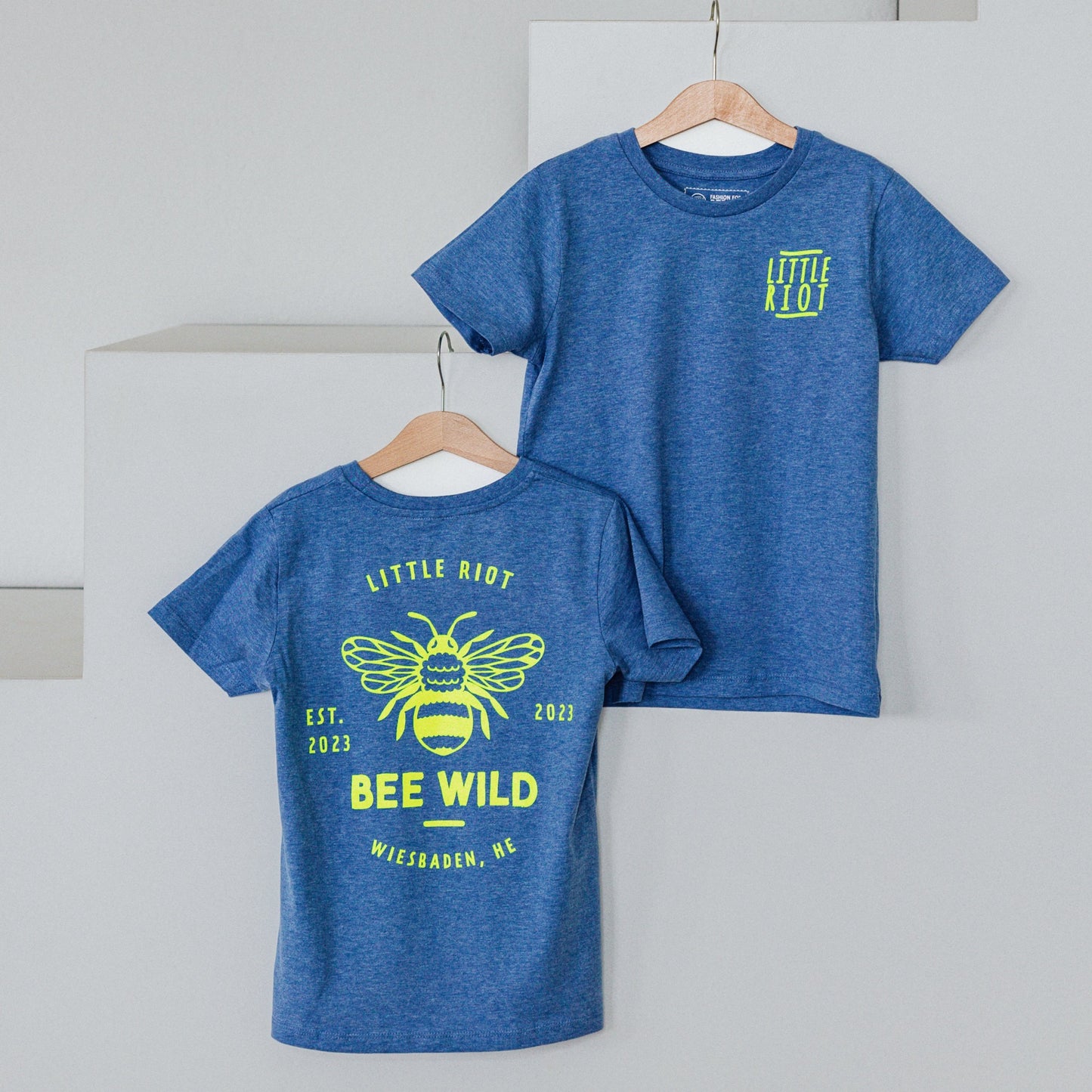 Little Riot Shirt Bee Wild neon Kinder 1-8 Jahre