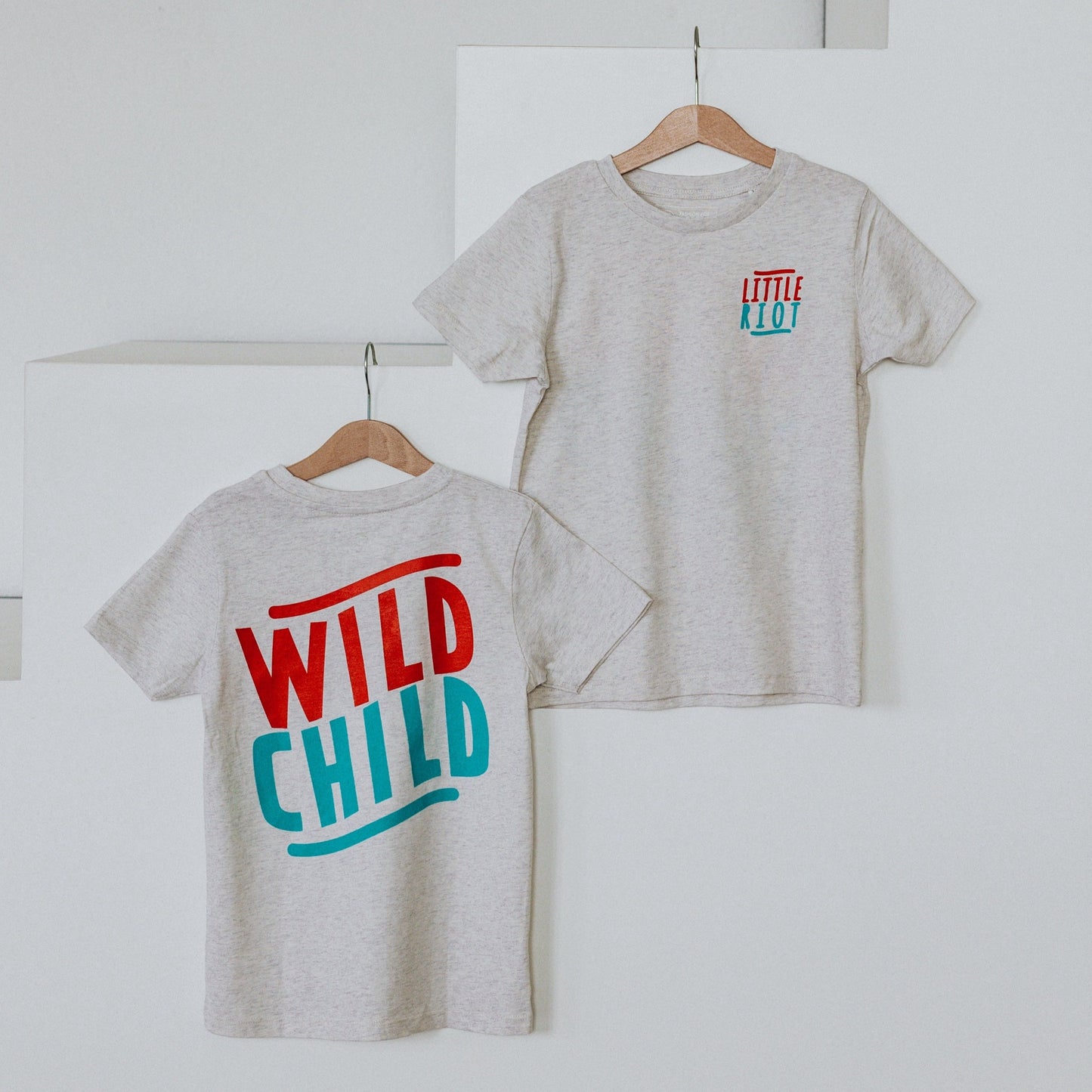 Little Riot Wild Child weiß Kinder Shirt Bio Baumwolle Wiesbaden 1-8 Jahre