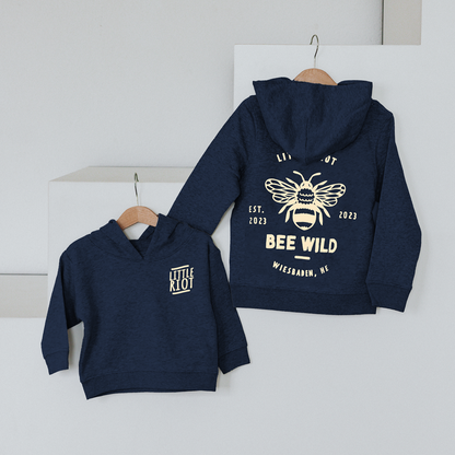 Little Riot Navy Kids Hoodie aumwolle